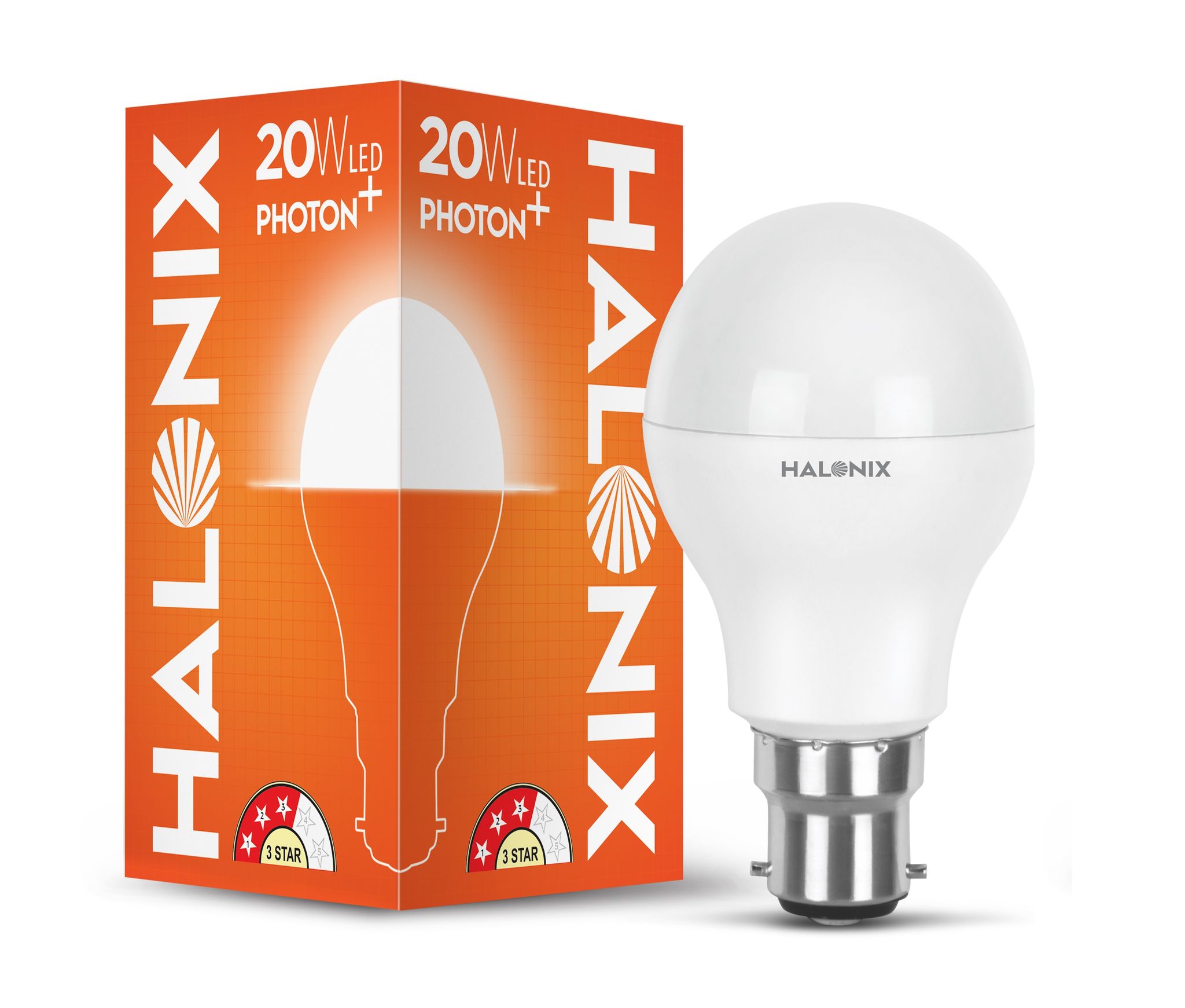 Halonix 20 W B22 LED Cool White Bulb, Pack of 1